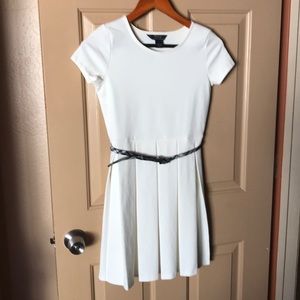 POLO by Ralph Lauren Cream/White Pleated Dress